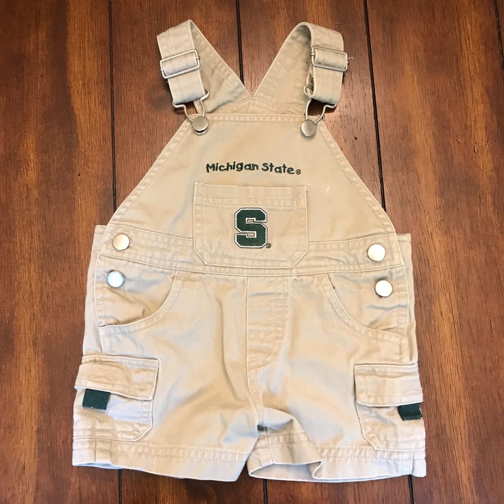 MSU Michigan State Bid Overall Shorts